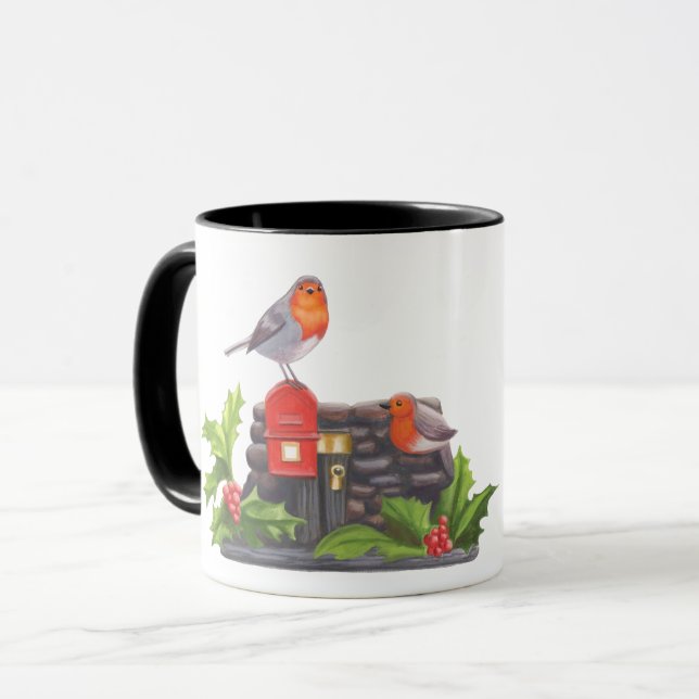 Robin's Brev Mugg (Framsida vänster)
