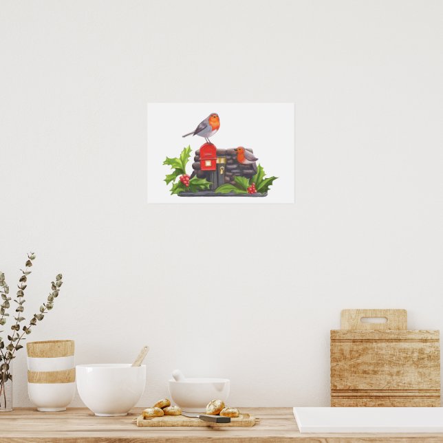 Robin's Brev Poster (Kök)