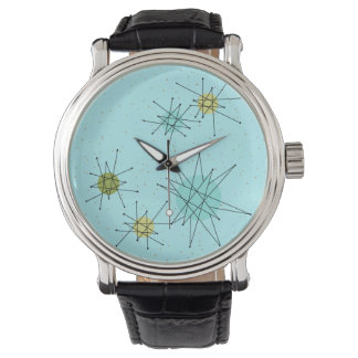 Robin's Egg Blue Atomic Starbursts eWatch Armbandsur