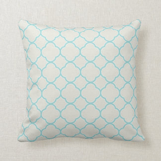 Robin's Egg Blue Ironstone White Dekorativ kudde