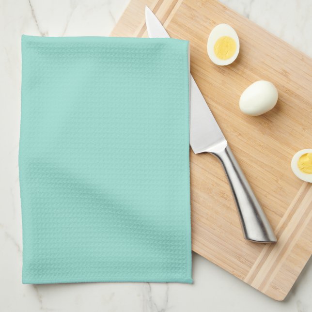 Robin's Egg Blue Kökshandduk (Vikt i Fjärdedel)