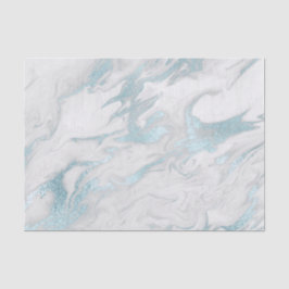 Robins Egg Blue och White Marcular Tissue Paper