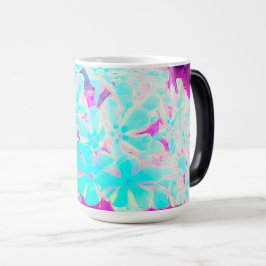 Robin's Egg Blue Peppermint Twist Phlox Flowers Magisk Mugg