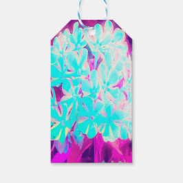 Robin's Egg Blue Peppermint Twist Phlox Flowers Presentetikett