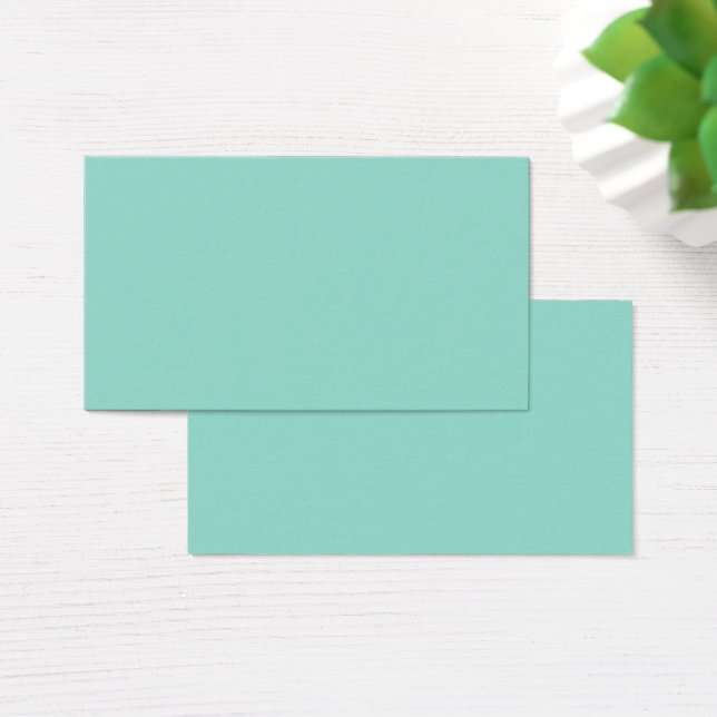 Robin's Egg Blue Profile Card Visitkort (Skivbord)