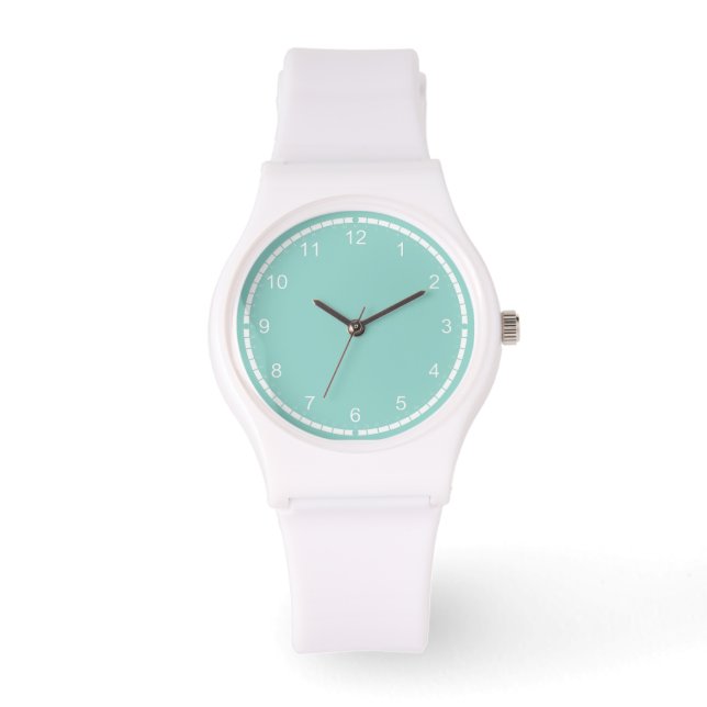 Robin's Egg Blue Smyckeskrin Armbandsur (Framsida)