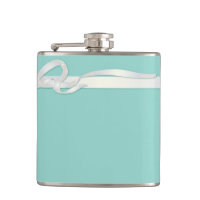 Robin's Egg Blue Smyckeskrin med White Ribbon
