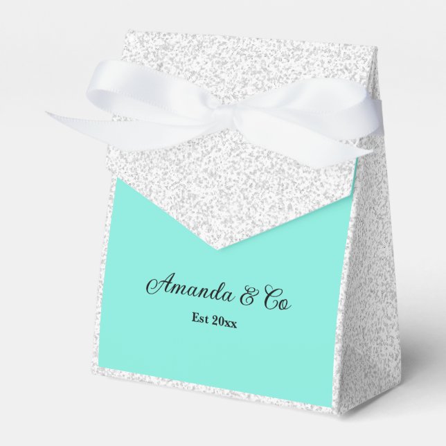 Robin's Egg Purse Bow Bride & Co Presentaskar (Framsidan Sidan)