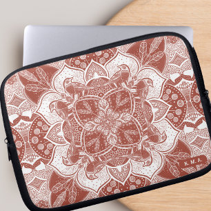 Robins Mandala Boho Birds Laptop Fodral
