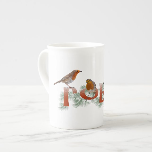 Robins Mugg Benporslin Mugg (Framsida vänster)