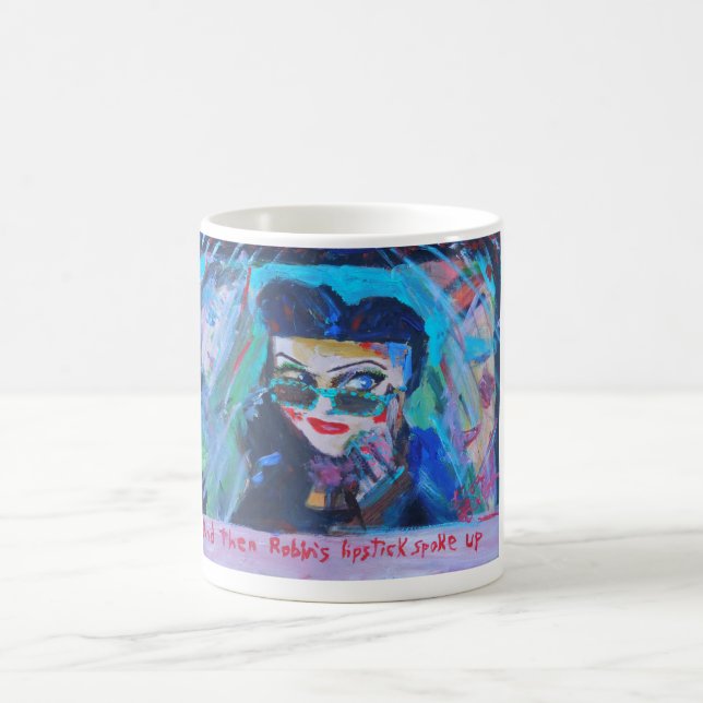 Robins mugg för läppstiftkaffe (Center)