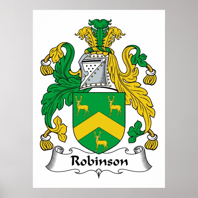 Robinson Family Crest Poster (Framsidan)