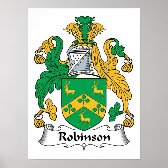 Robinson Family Crest Poster (Framsidan)