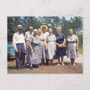 Robinson Family (Mary & Children) Vykort