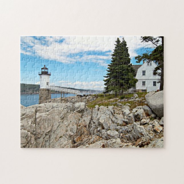 Robinson pekar fyren, IsleAu Haut, Maine Pussel (Horisontell)