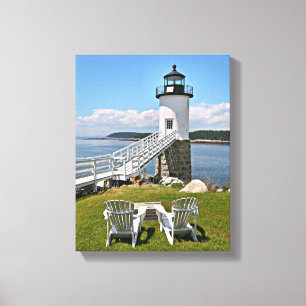 Robinson Point Lighthouse, Isle Au Haut, Maine Canvastryck
