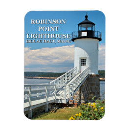 Robinson Point Lighthouse, Isle Au Haut, Maine Magnet