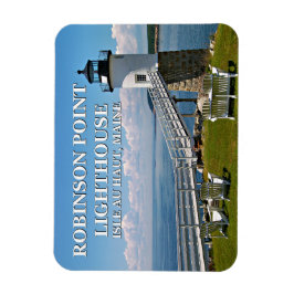 Robinson Point Lighthouse, Isle Au Haut, Maine Magnet