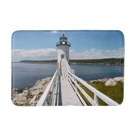 Robinson Point Lighthouse, Maine Large Bath Mat Badrumsmatta