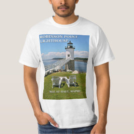 Robinson Point Lighthouse, Maine T-Shirt