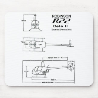 Robinson R22 Mousepad Musmatta