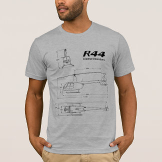 Robinson R44 helikopterBluprint T skjorta T Shirt