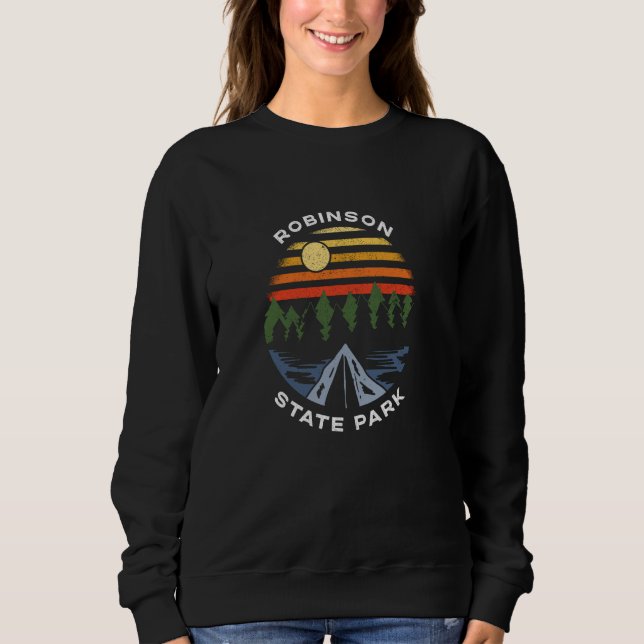Robinson State Park Massachusetts Camping Souvenir T Shirt (Framsida)