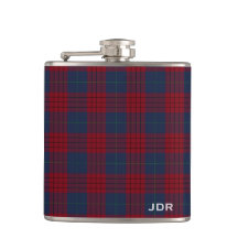 Robinson Tartan Monogram Navy Blue and Red Play