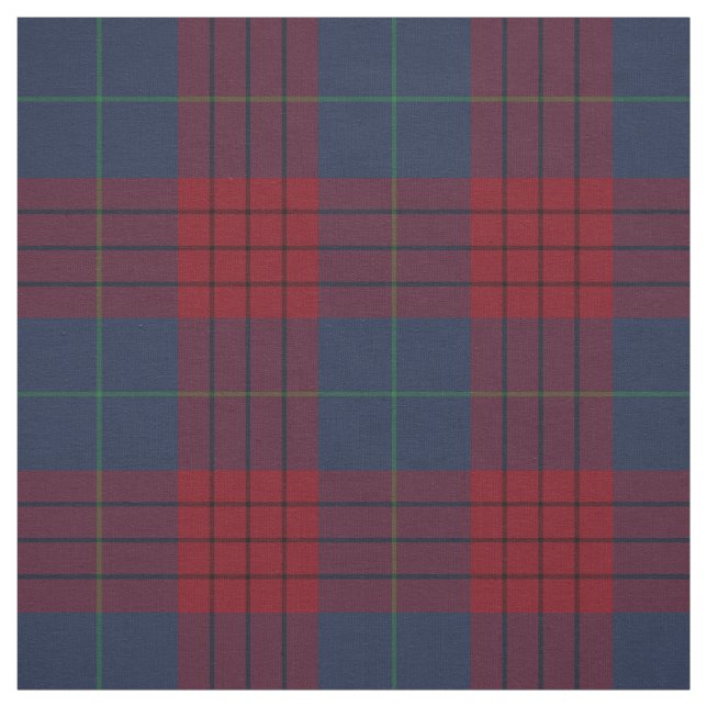 Robinson Tartan Navy Blue and Red Irish Play Tyg (Provkarta)