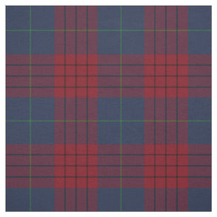 Robinson Tartan Navy Blue och Red Irish Play Tyg