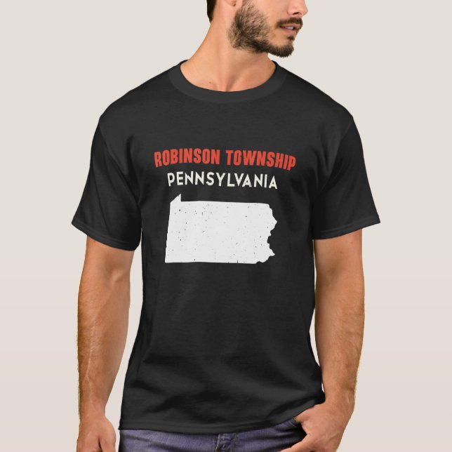 Robinson township Pennsylvania USA State T Shirt (Framsida)