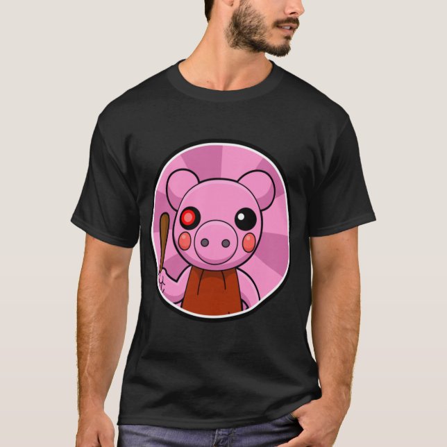 Roblo Piggy vän pojke T Shirt (Framsida)
