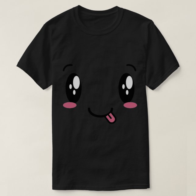 Roblox Cute Ansikte T Shirt (Design framsida)
