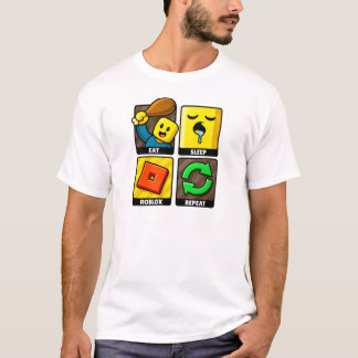 Roblox Eat Sleep Repeat Funny Gamer T Shirt