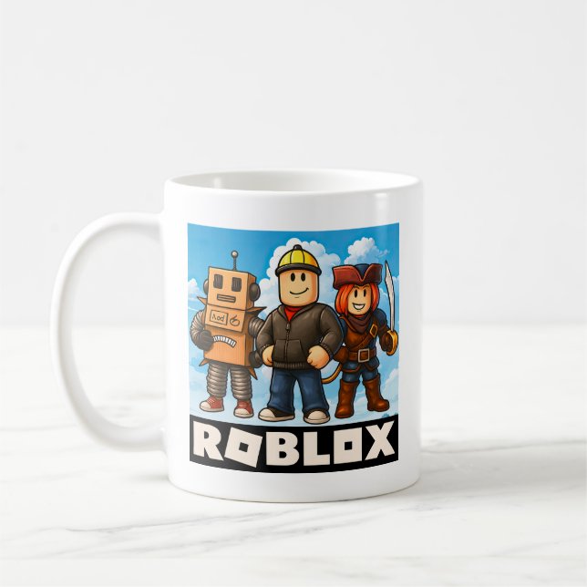 Roblox Gamer Kaffemugg (Vänster)