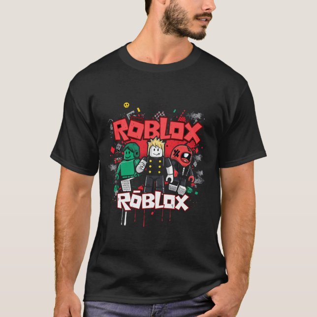 Roblox – Neon Block World T Shirt (Framsida)