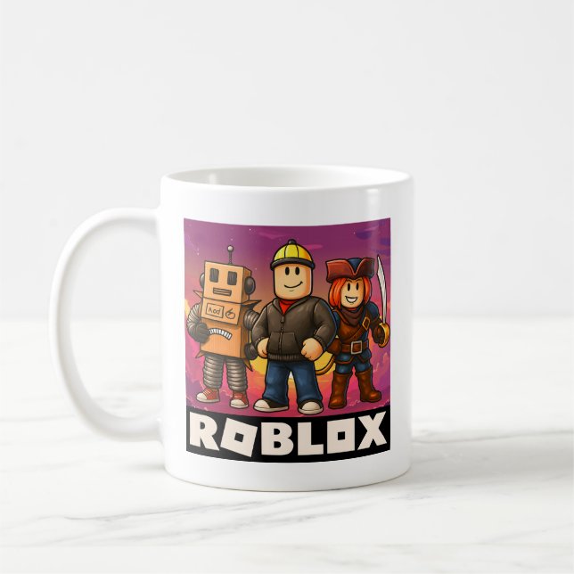 Roblox-spelare Kaffemugg (Vänster)