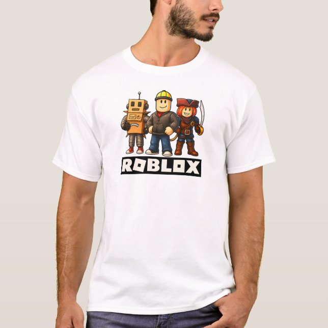 Roblox-spelare T Shirt (Framsida)