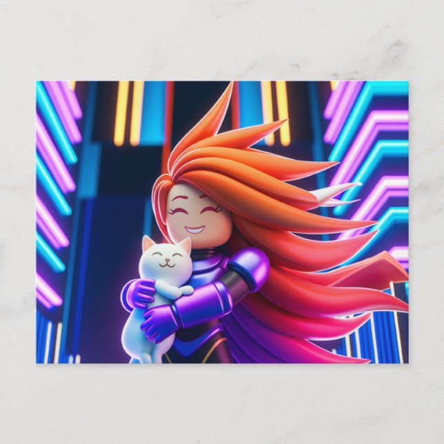 Roblox T-Shirt Vykort (Framsida)