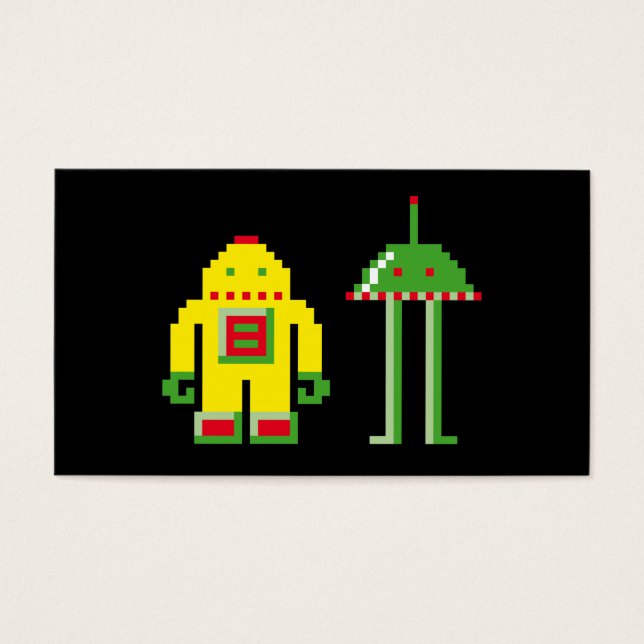 Robo & Bip Visitkort (Framsidan)