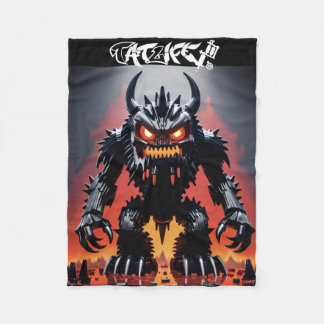Robo-block Monster Blanket Fleecefilt