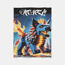 Robo-Block Valp Fleece Blanket