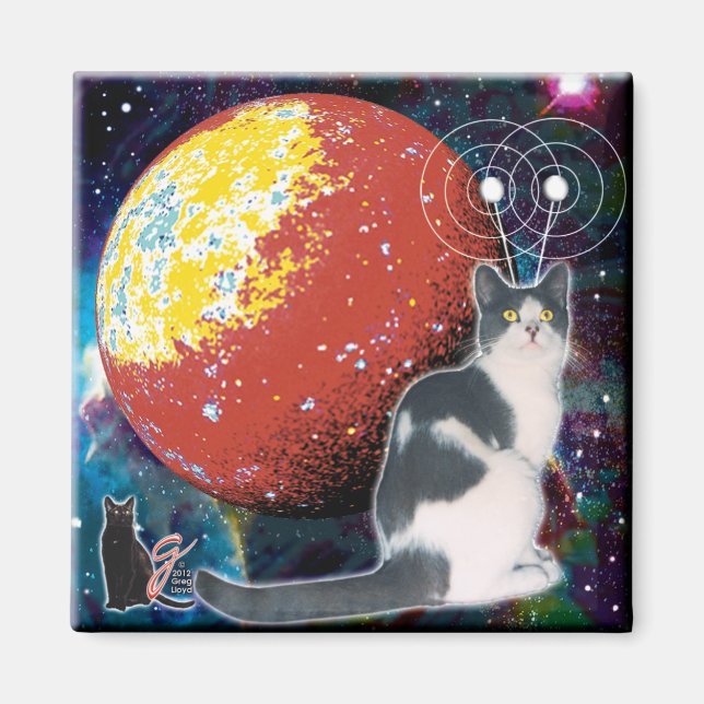 Robo-Cat Hobo Magnet (Framsidan)