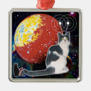Robo-Cat Hobo Ornament