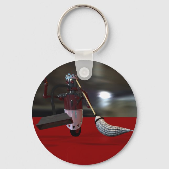 Robo Clean Keychain Nyckelring (Framsida)