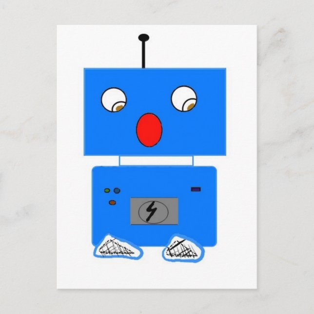 ROBO IN SHOCK VYKORT (Framsida)
