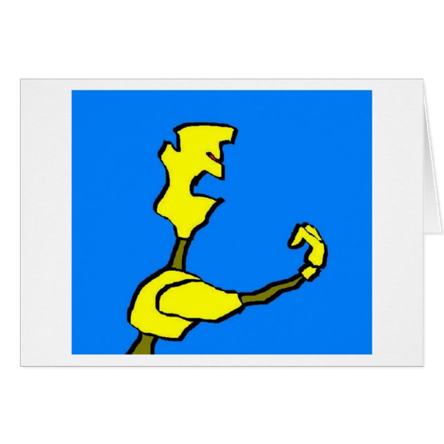 Robo MacBeth Hälsningskort (Framsidan Horizontal)