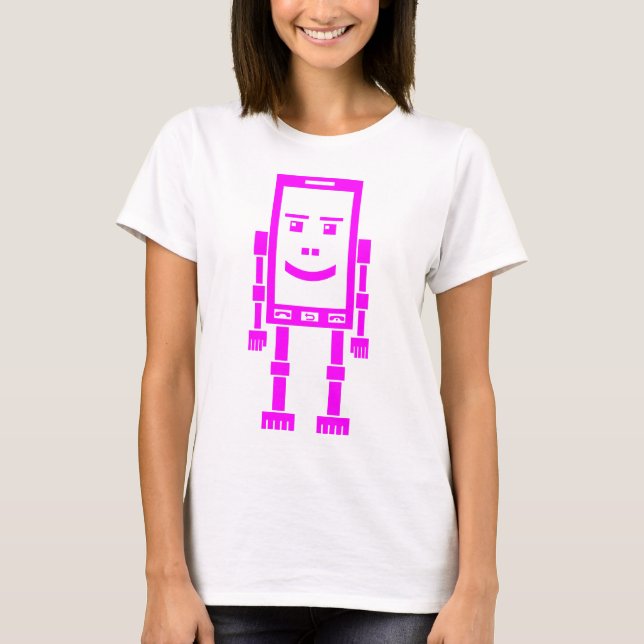 Robo Mobil - Magenta Tröja (Framsida)