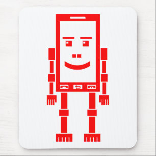 Robo Mobil - Red on White Musmatta
