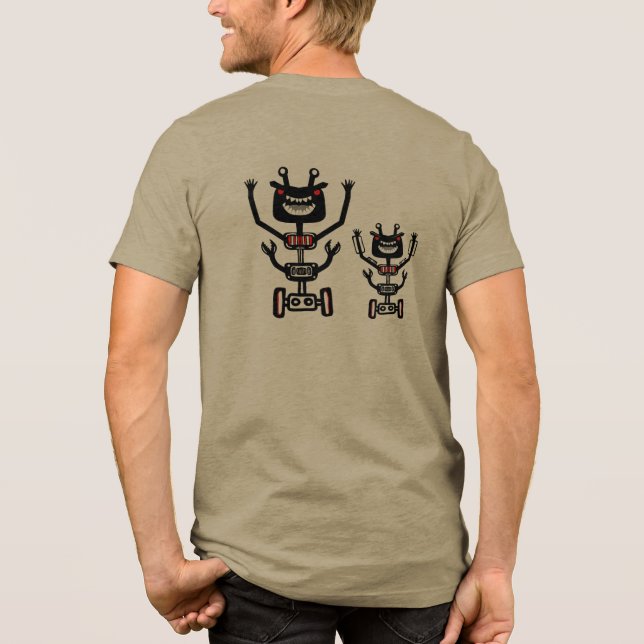 Robo Monster T Shirt (Baksida)